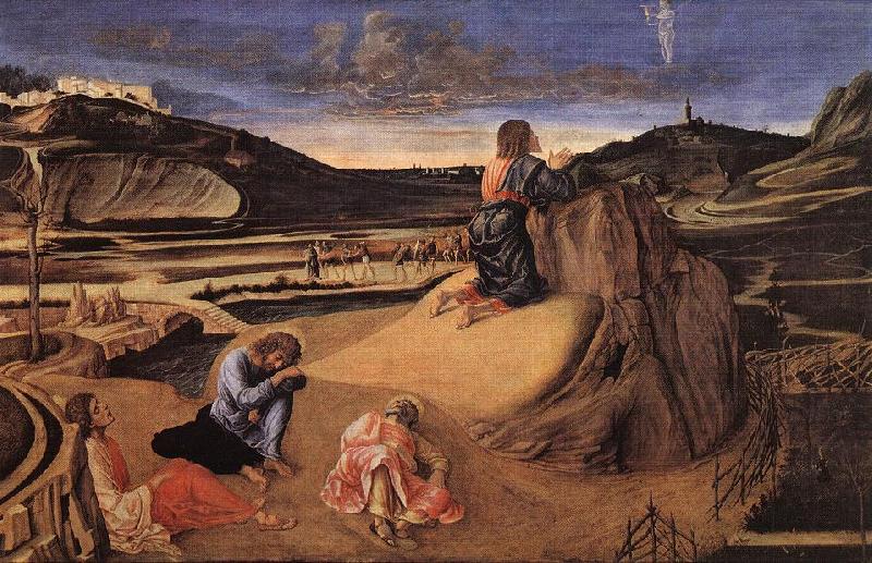 BELLINI, Giovanni Agony in the Garden dfd oil painting image